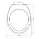 Assento Universal Termofixo Prime 1130570 Biscuit TUPAN