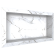Nicho Diamante Porcelanato 30x60x10cm Branco COZIMAX