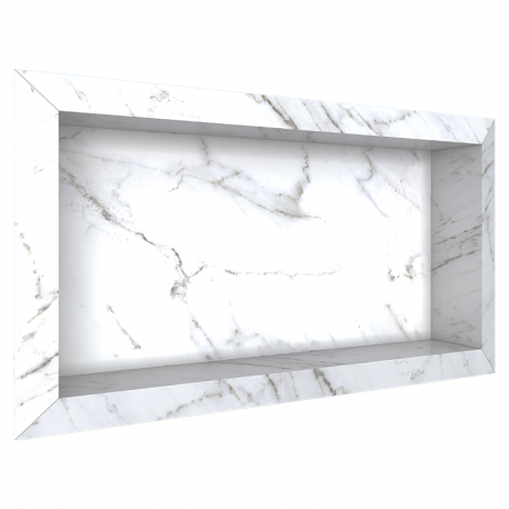 Nicho Diamante Porcelanato 30x60x10cm Branco COZIMAX