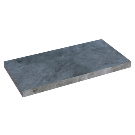 Prateleira Porcelanato Bérgamo 80cm Cinza COZIMAX