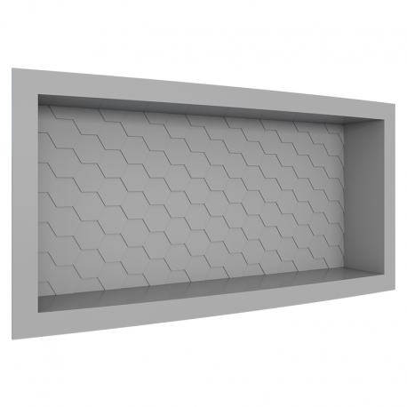 Nicho Injetado Max 27x60x9,5cm Cinza COZIMAX