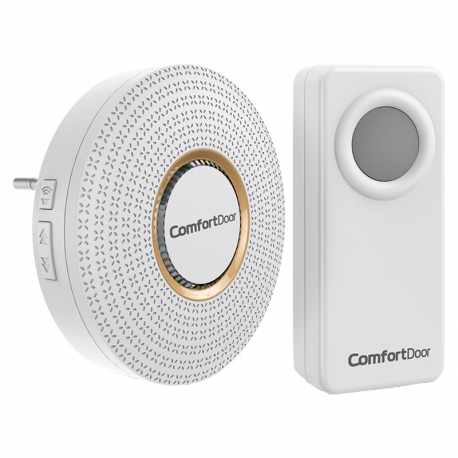 Campainha Sem Fio Bivolt Branco COMFORT DOOR