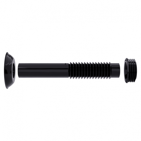 Tubo de Ligação Ajustável 260mm Black BLUKIT