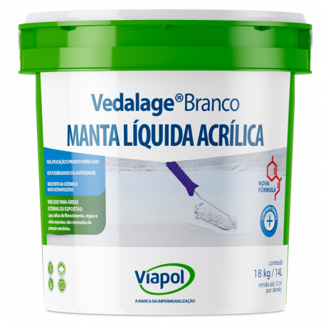 Vedalage Branco Manta Líquida 18kg VIAPOL