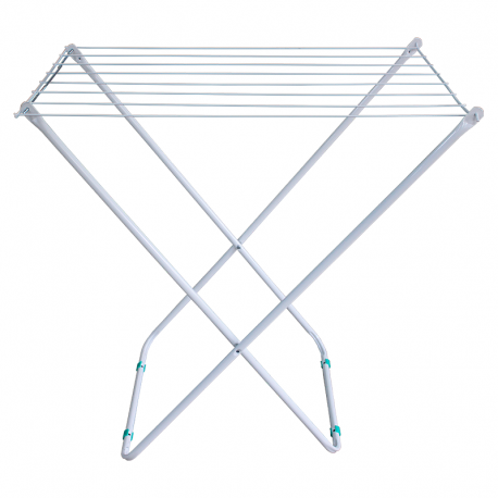 Varal de Chão em Aço Portátil Renovar 80x50x80cm Branco MAXEB