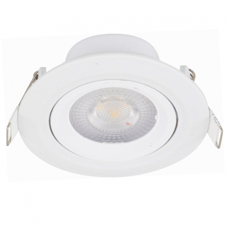Spot LED Direcionável Redondo 5W 6000K Bivolt Luz Branca GAYA