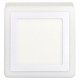 Painel LED Sobrepor Quadrado Dual Color 18W e 6W 15070110 TASCHIBRA