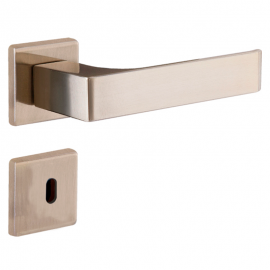 Fechadura Quadratta Roseta Interna Bronze Latonado 4302 ALIANÇA