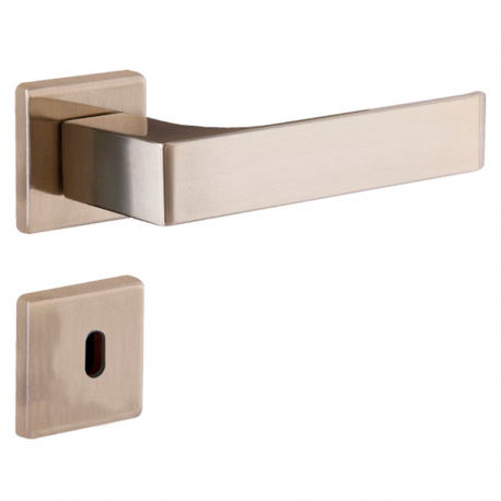 Fechadura Quadratta Roseta Interna 4302 Bronze Latonado ALIANÇA