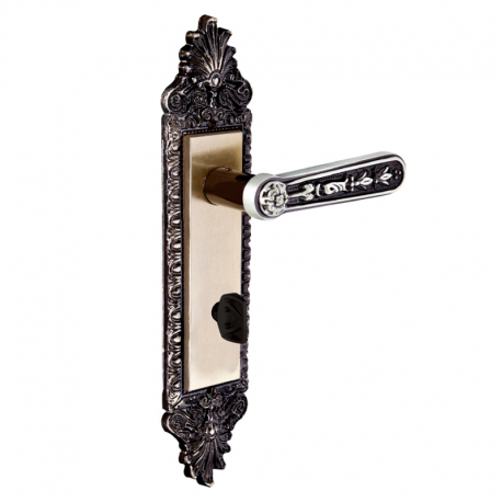 Fechadura Colonial WC 4800/100 Zamac Latão Oxidado ALIANÇA