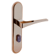 Fechadura Maxx Espelho Externa 4511 Bronze Latonado ALIANÇA