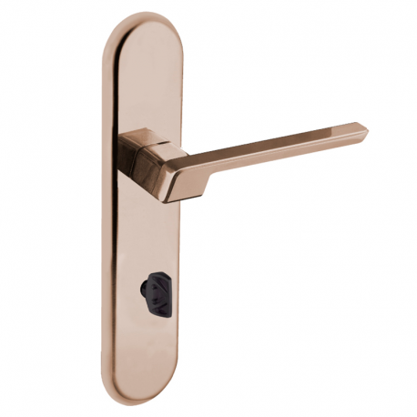 Fechadura Vega Espelho WC 4813 Bronze Latonado ALIANÇA