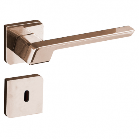Fechadura Vega Roseta Interna 4742 Bronze Latonado ALIANÇA