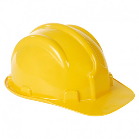 Capacete Aba Frontal Amarelo PLASTCOR