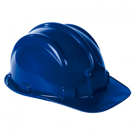 Capacete Aba Frontal Azul Escuro PLASTCOR