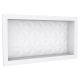 Nicho Mármore Sintético Texturizado 30x60x10cm Branco COZIMAX