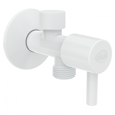 Registro para Ducha Higiênica com Derivação 1/4 Branco BLUKIT