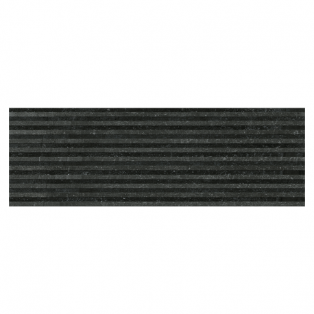 Revestimento 30x90,2cm Lithus Giz Black Mate Extra ROCA