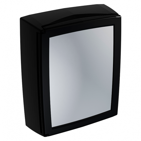 Armário Plástico para Banheiro de Sobrepor 30x37x11cm A52C Preto ASTRA