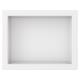 Nicho Mármore Sintético Liso 30x40x10cm Branco COZIMAX