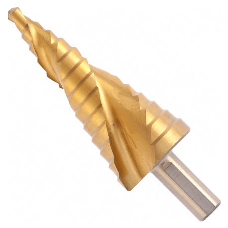 Broca Escalonada Espiral de 4 à 20mm Aço HSS MTX