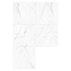 Porcelanato 83x83cm Calacata Gold Plus 83031 Acetinado Extra EMBRAMACO