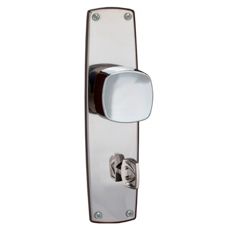 Fechadura Inox Classic WC 55mm 3800/13 Inox Polida ALIANÇA
