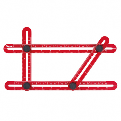 Gabarito Angular Multifunção Plástico 61878 CORTAG