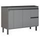 Gabinete Glamour para Pia de 1,20m Cobalto LOCATT