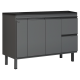 Gabinete Glamour para Pia de 1,20m Opera LOCATT