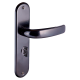 Fechadura Galaxy Espelho WC 4193 Preto Fosco ALIANÇA