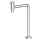Torneira para Cozinha de Mesa Bica Móvel 90° Arejador Articulado Cromado CELITE