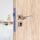 Fechadura Maxx Roseta Externa 4641 Bronze Latonado ALIANÇA