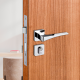Fechadura Maxx Roseta Externa 4641 Cromada ALIANÇA