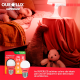Lâmpada Superled Bolinha Color S30 3W Bivolt Luz Vermelha OUROLUX