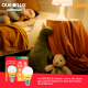 Lâmpada Superled Bolinha Color S30 3W Bivolt Luz Amarela OUROLUX
