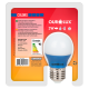 Lâmpada Superled Bolinha Color S30 3W Bivolt Luz Azul OUROLUX