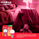 Lâmpada Superled Bolinha Color S30 3W Bivolt Luz Rosa OUROLUX