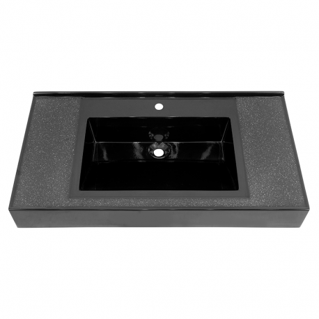Lavatório Pina 80cm Preto IRMÃOS CORSO