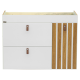 Toucador Pina 78cm Freijó/Branco Fosco IRMÃOS CORSO