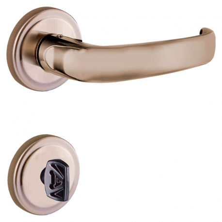 Fechadura Clipex WC Bronze Latonado 55003A ALIANÇA