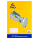 Fixador para Porta/Rodapé 86151/1 Niquelado ALIANÇA
