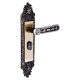 Fechadura Colonial Externa 4600/100 Zamac Latão Oxidado ALIANÇA