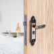 Fechadura Colonial Externa 4600/100 Zamac Latão Oxidado ALIANÇA