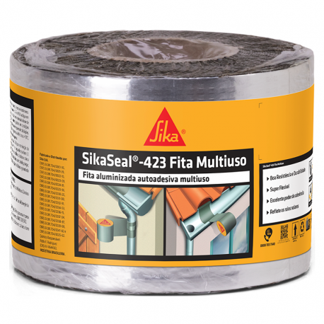 Sikaseal-423 Fita Aluminizada Rolo 10cmx10m SIKA