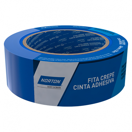 Fita Crepe Pintura Especiais Uso Geral Azul 24x50m NORTON