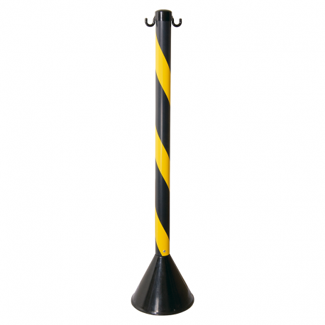 Pedestal Plástico 90cm Preto/Amarelo VONDER