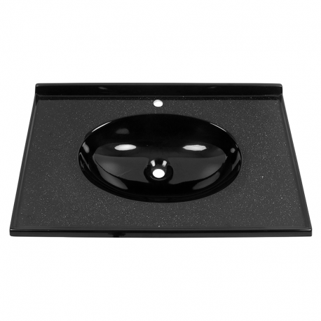 Lavatório Alba 70cm Preto IRMÃOS CORSO