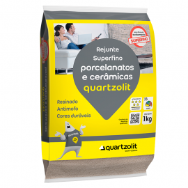Rejunte Porcelanatos e Cerâmicas 1Kg Corda QUARTZOLIT