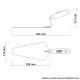 Colher De Pedreiro 9'' 77350095 TRAMONTINA